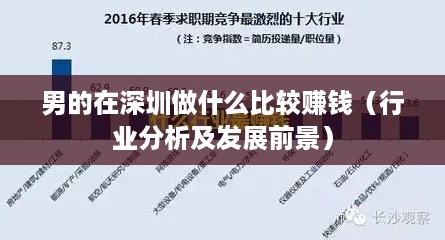 男的在深圳做什么比较赚钱（行业分析及发展前景）