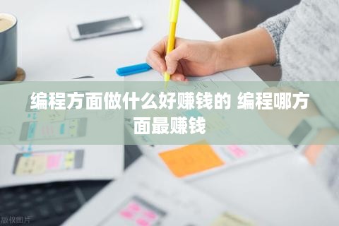 编程方面做什么好赚钱的 编程哪方面最赚钱