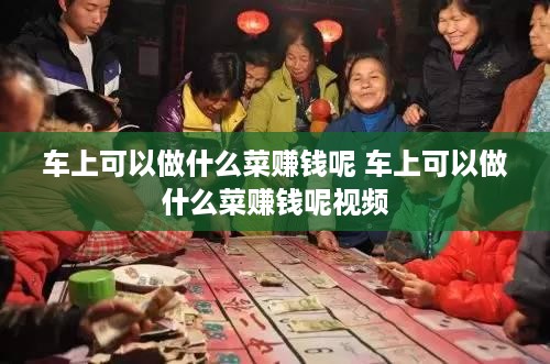 车上可以做什么菜赚钱呢 车上可以做什么菜赚钱呢视频