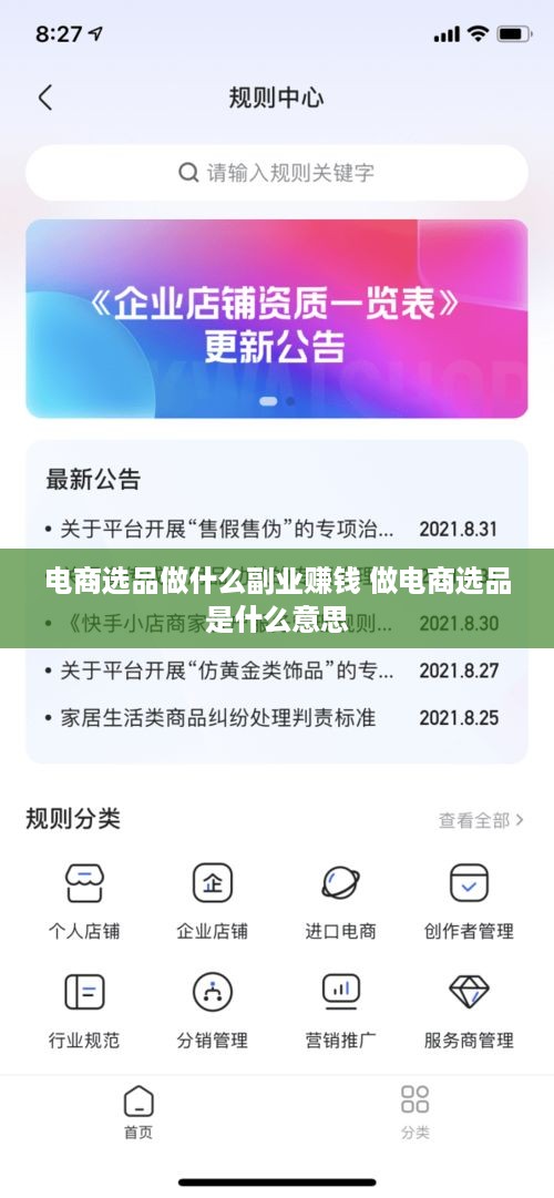 电商选品做什么副业赚钱 做电商选品是什么意思