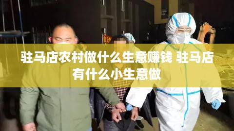 驻马店农村做什么生意赚钱 驻马店有什么小生意做