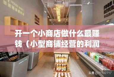开一个小商店做什么最赚钱（小型商铺经营的利润点分析）