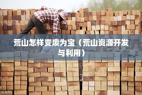 荒山怎样变废为宝（荒山资源开发与利用）