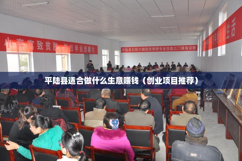 平陆县适合做什么生意赚钱（创业项目推荐）