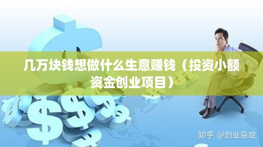几万块钱想做什么生意赚钱（投资小额资金创业项目）
