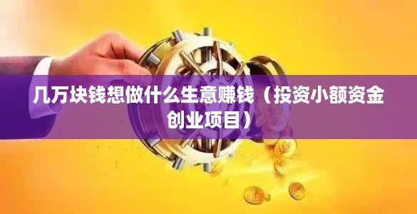 几万块钱想做什么生意赚钱（投资小额资金创业项目）