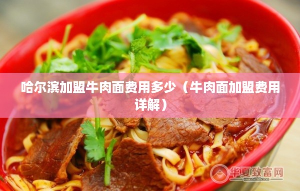 哈尔滨加盟牛肉面费用多少（牛肉面加盟费用详解）