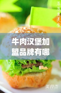 牛肉汉堡加盟品牌有哪些（选择牛肉汉堡加盟要考虑的因素）