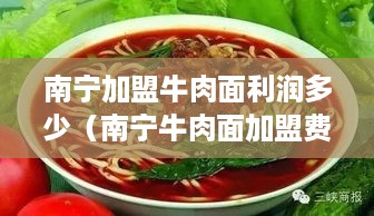 南宁加盟牛肉面利润多少（南宁牛肉面加盟费用及盈利分析）