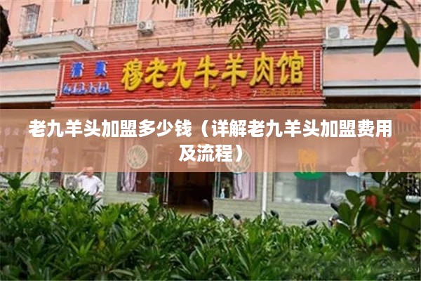 老九羊头加盟多少钱（详解老九羊头加盟费用及流程）