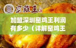 加盟深圳窑鸡王利润有多少（详解窑鸡王加盟的盈利模式）