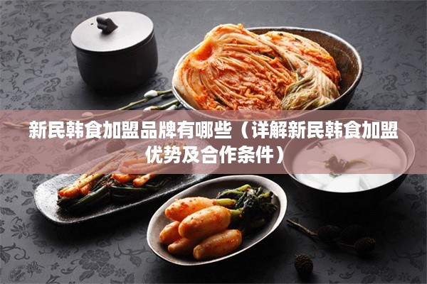 新民韩食加盟品牌有哪些（详解新民韩食加盟优势及合作条件）