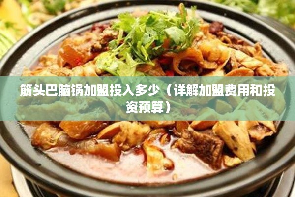 筋头巴脑锅加盟投入多少（详解加盟费用和投资预算）