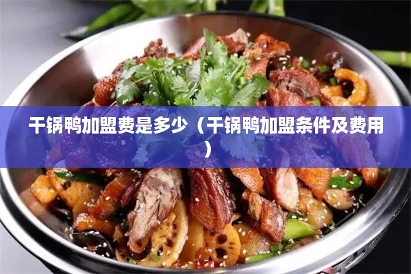 干锅鸭加盟费是多少（干锅鸭加盟条件及费用）