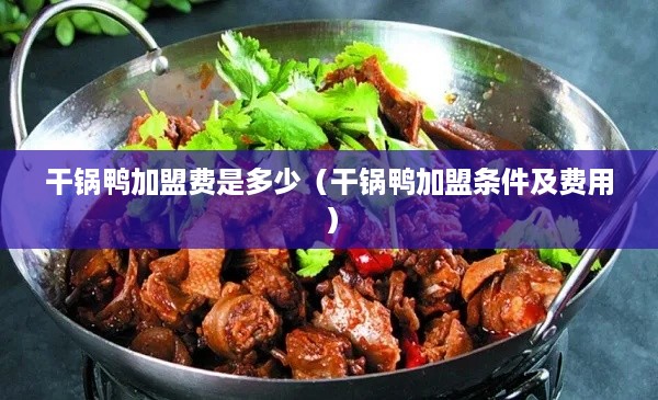 干锅鸭加盟费是多少（干锅鸭加盟条件及费用）