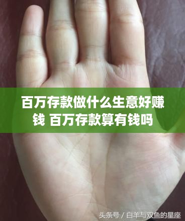 百万存款做什么生意好赚钱 百万存款算有钱吗