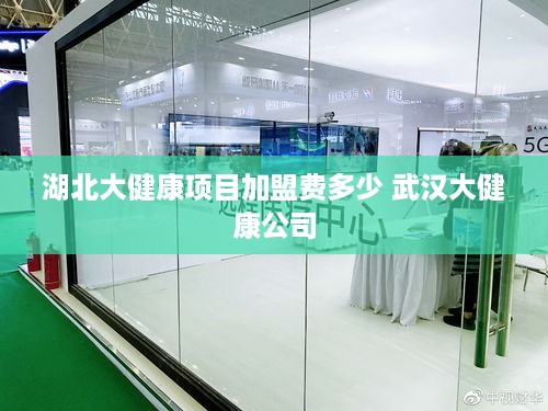 湖北大健康项目加盟费多少 武汉大健康公司
