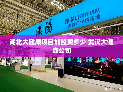 湖北大健康项目加盟费多少 武汉大健康公司