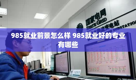 985就业前景怎么样 985就业好的专业有哪些