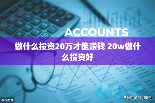 做什么投资20万才能赚钱 20w做什么投资好