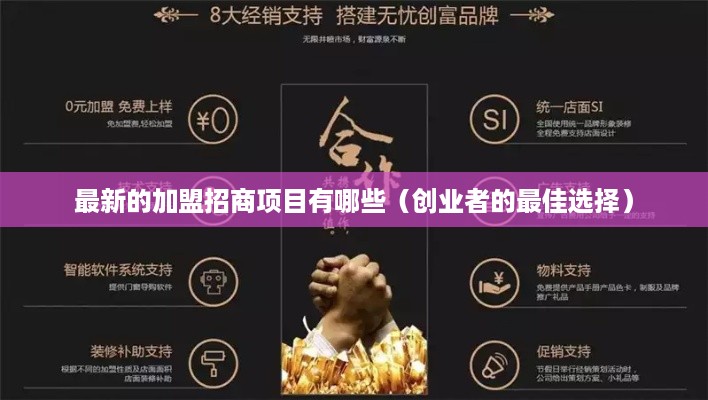 最新的加盟招商项目有哪些（创业者的最佳选择）