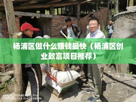 杨浦区做什么赚钱最快（杨浦区创业致富项目推荐）
