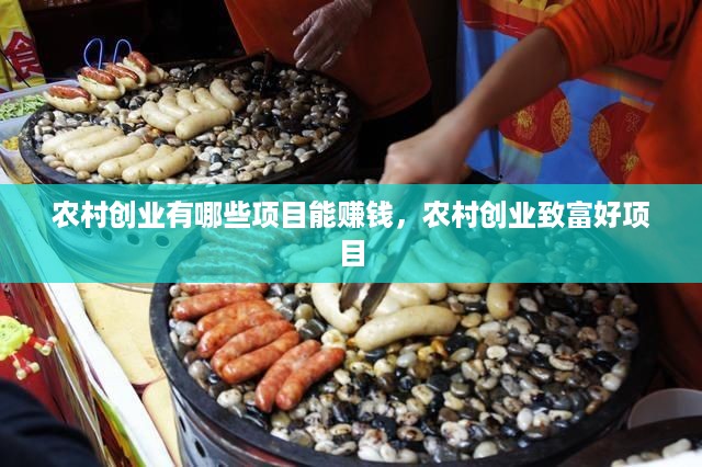 农村创业有哪些项目能赚钱，农村创业致富好项目