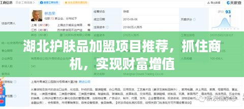 湖北护肤品加盟项目推荐，抓住商机，实现财富增值