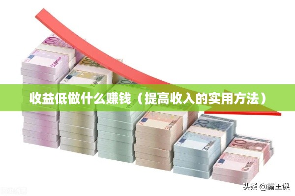 收益低做什么赚钱（提高收入的实用方法）