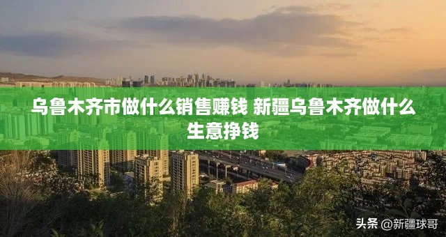 乌鲁木齐市做什么销售赚钱 新疆乌鲁木齐做什么生意挣钱