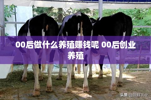 00后做什么养殖赚钱呢 00后创业养殖