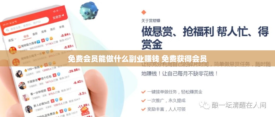 免费会员能做什么副业赚钱 免费获得会员