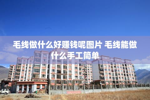 毛线做什么好赚钱呢图片 毛线能做什么手工简单