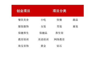 有哪些项目需要加盟？