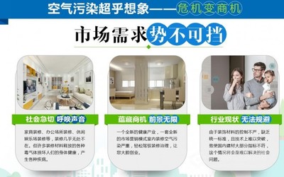 浙江室内空气净化项目加盟 室内空气净化行业前景怎么样