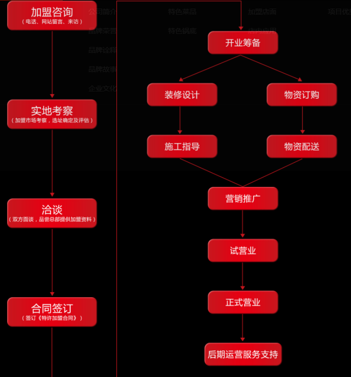 咨询加盟项目流程图表，加盟前必看的10个步骤