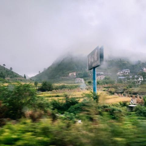 乡村喧闹场景，热闹非凡的乡村生活画卷