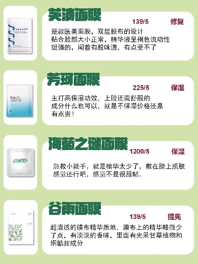 盘点当下热门面膜品牌，美丽肌肤从敷开始！