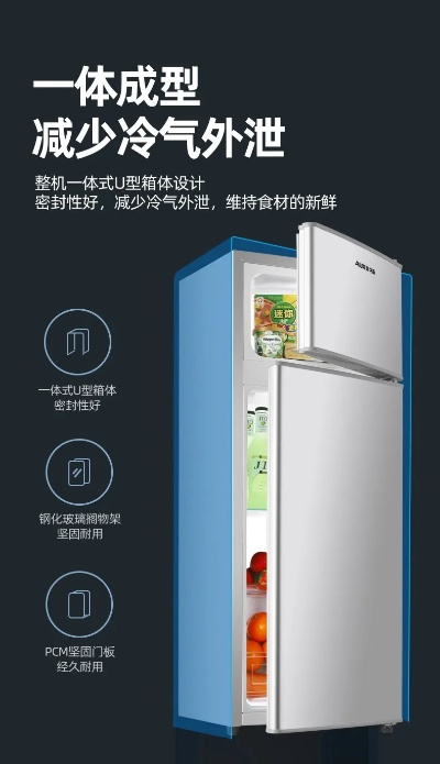50升小型双开门冰箱推荐，小巧空间，大容量生活