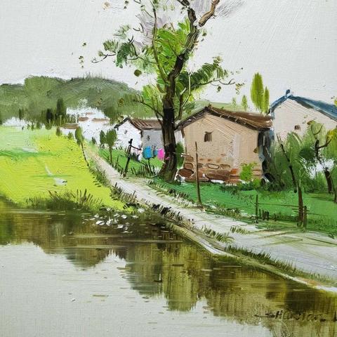 乡村风景画，简单又好看的绘制指南