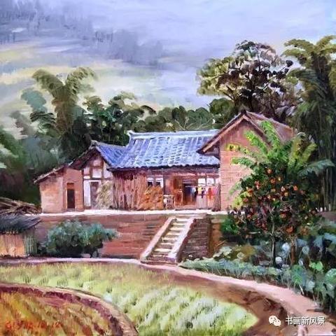 乡村风景画，简单又好看的绘制指南