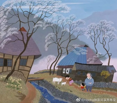 如何绘制一幅乡村图景—绘画技巧与灵感分享
