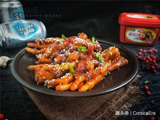 韩国甜辣鸡爪零食，一口咬下，幸福感爆棚！