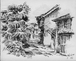 乡村风景素描图绘制指南，一笔一划绘出田园诗意