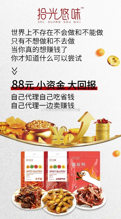 轻松赚钱，零食代理，开启你的创业新篇章！