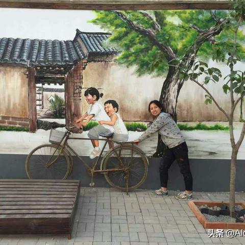 乡村墙绘，为三年级孩子开启艺术创作之旅