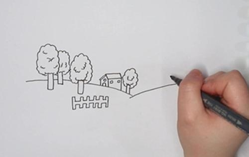 一步步画出美丽乡村风景—绘画教程与案例分享