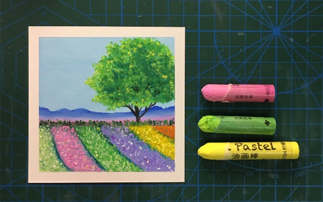 油画棒描绘乡村美景—轻松入门乡村风景画教程