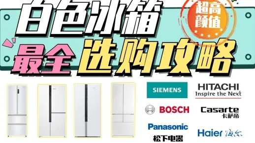 珍珠白冰箱品牌大盘点，多种选择，总有一款适合你！