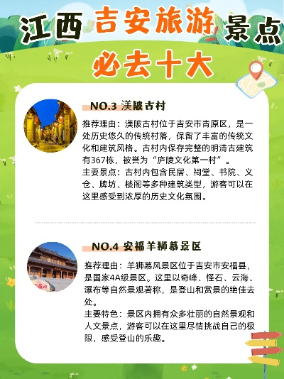 吉安旅游攻略，探寻江西吉安的十大著名景点